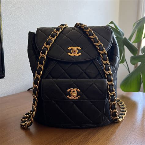 chanel backpack.